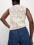 Marks & Spencer "Cotton Blend Diamond Stitch Knitted Vest"